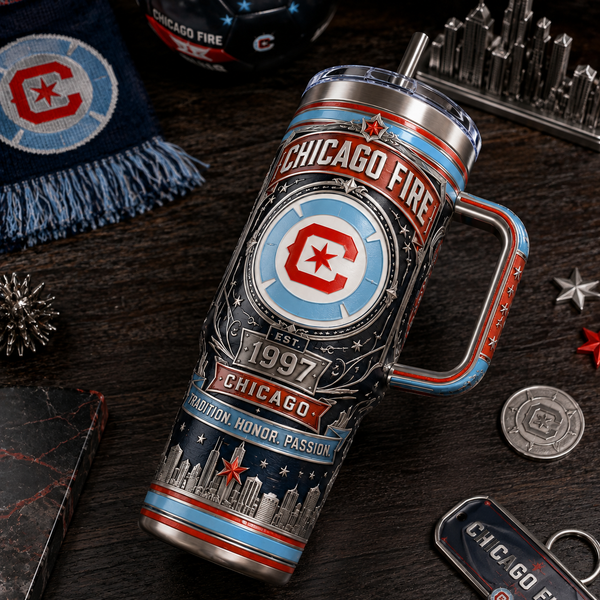CHI Heritage Crest - Silver Relief Tumbler - main - mk-1408-2