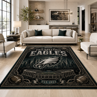 PHI Heritage Emblem - Bordered Vintage Statement Rug