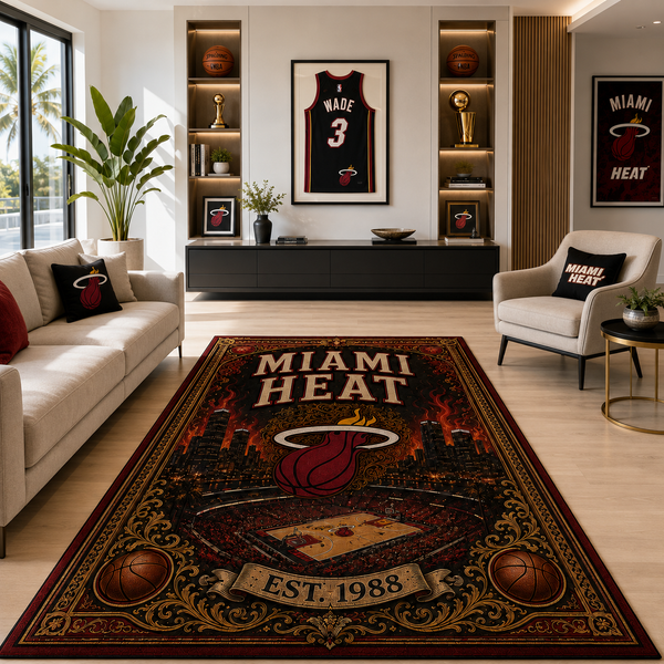 MIA Vintage Emblem - Ornamental Poster Rug - main