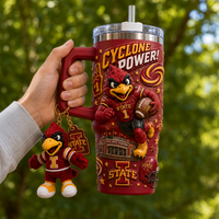ISU Cyclone Power Wraparound Mascot Tumbler