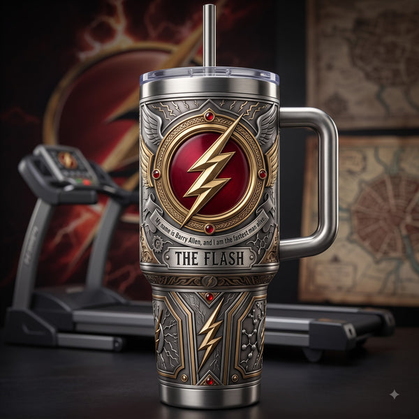Fastest Man Alive - FL Bolt Emblem Tumbler - main - gothic-engraved-character-2k-202608190909