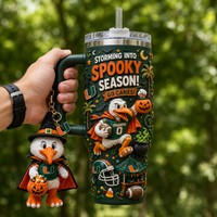 MIA Spooky Season - Mascot Motion in Green and Orange