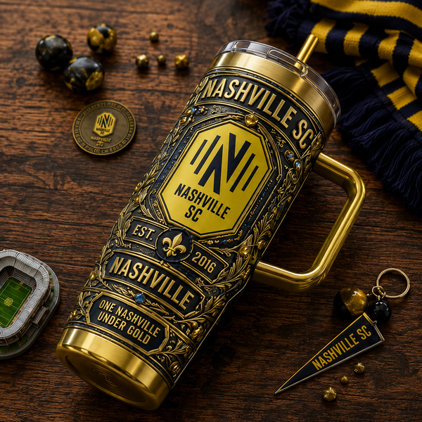 Gilded Crest - NSH Heraldic Tumbler - main - mk-1408-2