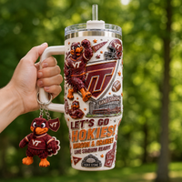 VT Maroon Collage - Editorial Game Day Tumbler