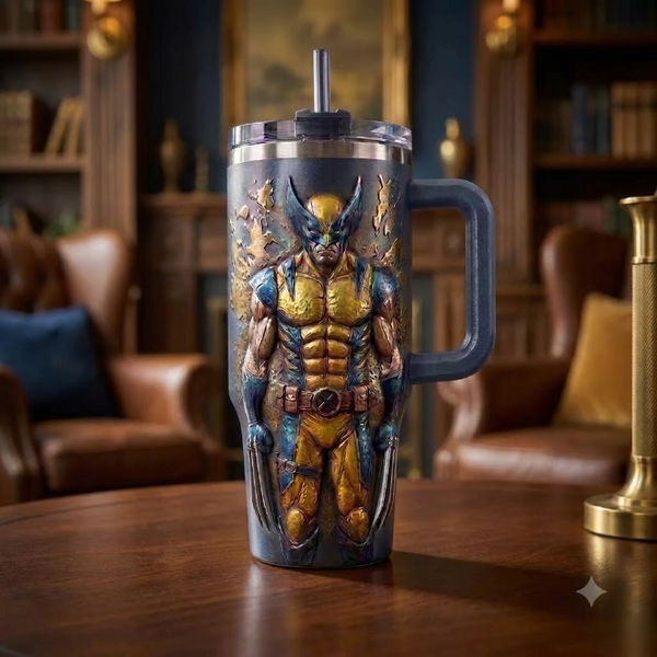 Logan Claws Out - Battle-Ready Tumbler - main - mk-1408-2