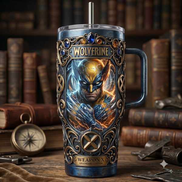 WL Weapon X - Claws Crossed, Storm-Charged Tumbler - main - mk-1608-2