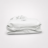 BL Paris Wordmark - Crinkled White Minimalist Handbag