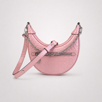 Soft Pink Crescent - A Quietly Confident Curve Handbag