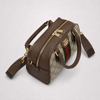 GC Green-Red Stripe - Monogram Statement Handbag