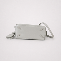 LW Geometric Panels - Soft Grey Statement Handbag