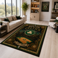 BOS Heritage Emblem - Ornate Bordered Statement Rug