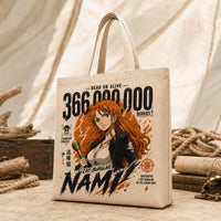 Cat Burglar Nami - A Wanted Poster Study in Orange and Ink