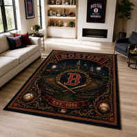BOS Heritage Emblem - Ornate Ballpark Statement Rug