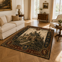 Fleur-de-Lis Citadel - A Tapestry Study in Heraldic Stillness