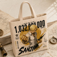 Dead or Alive - Sanji Bounty Poster Statement Tote