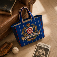 CHC Heritage Crest - Pinstripe Emblem Statement Tote