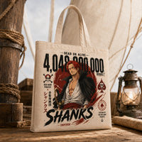 Dead or Alive - Shanks Wanted Poster Graphic Tote