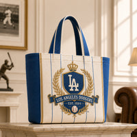 LAD Heraldic Crest - Cream, Blue and Gold Study Tote
