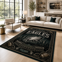 PHI Heritage Emblem - Bordered Vintage Statement Rug