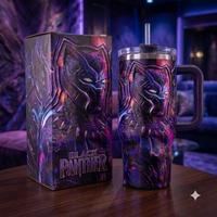 BP Shadow Relief - Sculpted Purple Tumbler