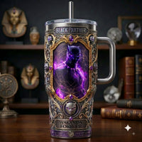 Quiet Menace - BP Violet Portrait Tumbler