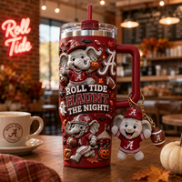 ALA Haunt The Night - Crimson Mascot Collage Tumbler
