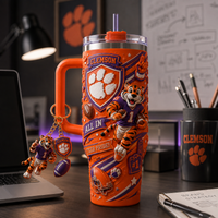 CLEM All In - Tiger Pride Collage Tumbler