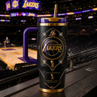 LAL Gold Crest Tumbler - A Study in Purple, Black and Ornament
