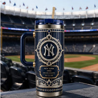 NYY Art Deco Jewel Panel Tumbler
