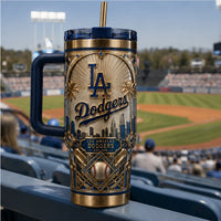 LAD Gilded Skyline - Art Deco Drinkware Statement