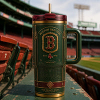 BOS Fenway Ledger - An Engraved Study in Green and Gold