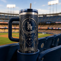 LAD Deco Midnight - Engraved-Look Navy Tumbler