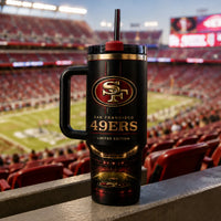 SF Gold Oval - Stadium Light Wraparound Tumbler