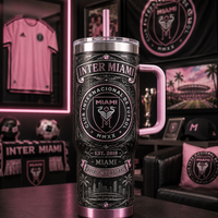 MIA Freedom To Dream - Ornate Pink And Black Tumbler