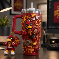 ISU Cyclone Power Wraparound Mascot Tumbler