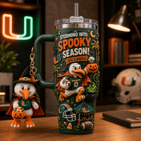 MIA Spooky Season - Mascot Motion in Green and Orange