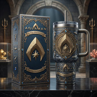 AQ Seven Seas Crest - Ornate Heraldic Tumbler