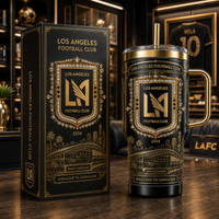 Obsidian and Gold - LAFC Crest Tumbler