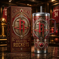 Crimson Regalia - HOU Ornamental Crest Tumbler