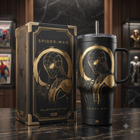 Spidey Gold Halo - Obsidian Graphic Tumbler