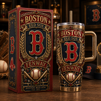 BOS Fenway Crest - Heraldic Emblem Tumbler