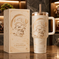 Chopper's Golden Grin - Sakura Wave Tumbler