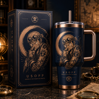 Copper Tale - Usopp Navy Focal Panel Tumbler