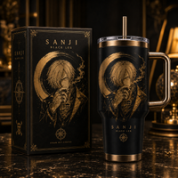 Ember and Gold - Sanji Etched Portrait Tumbler