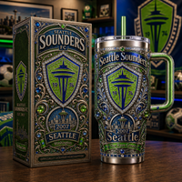 Rave Green Heraldry - SEA Crest Tumbler