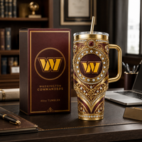 Burgundy and Gold - WAS Emblem in Ornamental Symmetry