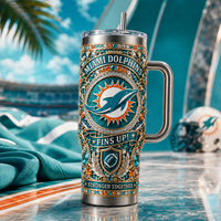 MIA Fins Up - A Jeweled Study in Teal and Gold