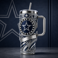 Midnight Regalia - DAL Star Medallion Tumbler