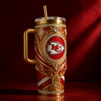 KC Ornamental Crest - Gilded Medallion Tumbler
