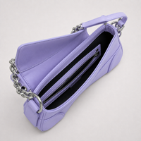 BL Lilac Calm - Buckle-Front Statement Handbag